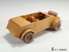E.T. Model P35-139 WWII German Kübelwagen Type82 Sagged wheels Balloon tyre For TAMIYA Kit 1/35